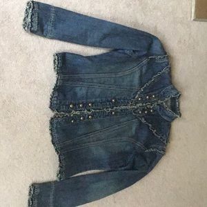 Short jean jacket